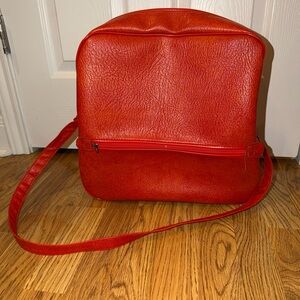 Red Leather Women's Bag